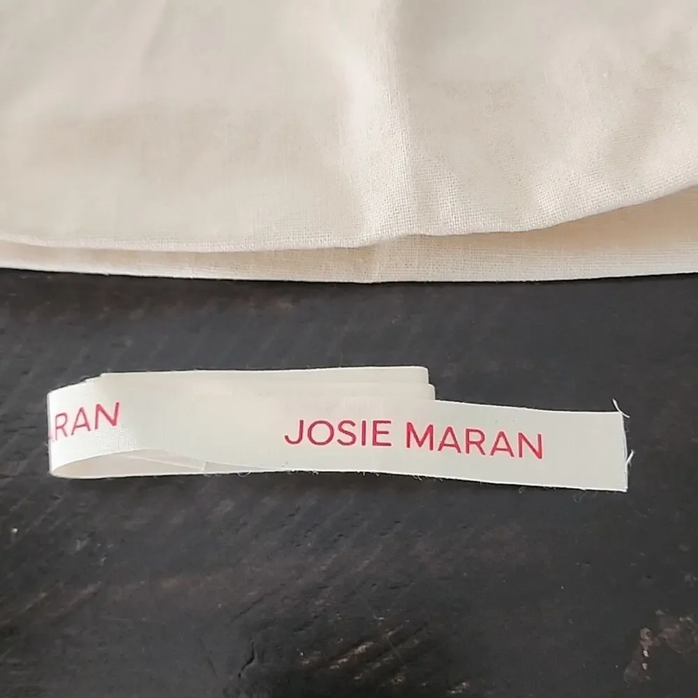 JOSIE MARAN Bag Drawstring Natural Material Makeup Travel Beach Bag